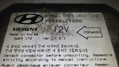Second-hand car spare part airbag control unit for hyundai coupe i (rd) 2.0 16v oem iam references 9591027000  
