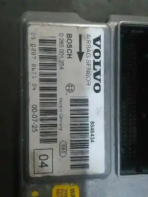 Автозапчасти б/у блок управления подушками безопасности за volvo s80 berlina 2.4 (103kw) ссылки oem iam 0285001254  