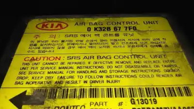 Pezzo di ricambio per auto di seconda mano centralina airbag per kia rio (bc) 1.5 16v riferimenti oem iam ok32b677f0  