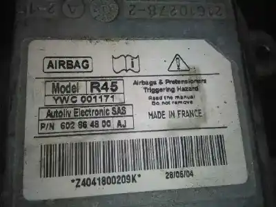 Second-hand car spare part airbag control unit for mg serie 45 (t/rt) classic oem iam references   
