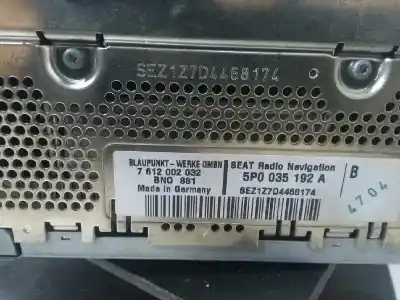 Автозапчастина б/у аудіо система / радіо cd для seat toledo (5p2) exclusive посилання на oem iam   