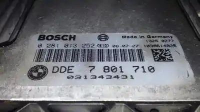 Second-hand car spare part ecu engine control for bmw serie 1 berlina (e81/e87) 2.0 16v diesel cat oem iam references 7801710  0281013252