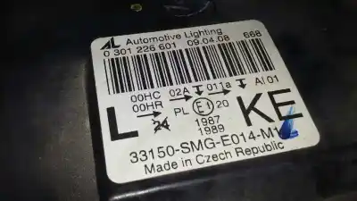 Recambio de automóvil de segunda mano de faro izquierdo para honda civic berlina 5 (fk) 2.2 i-ctdi sport referencias oem iam 33150smge014m1  