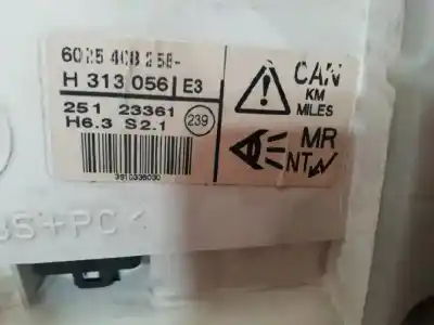 Pièce détachée automobile d'occasion compteur de vitesse tableau de bord pour renault espace /grand espace (je0) 2.2 dci initiale (je0k/s) références oem iam h313056  