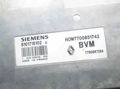 Second-hand car spare part ecu engine control for renault r 19 berl. con portón (b/c53) f7p oem iam references 7700867284  