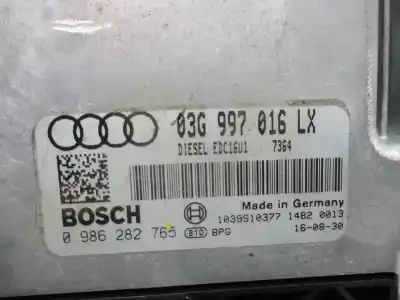 Recambio de automóvil de segunda mano de centralita motor uce para audi a3 (8p1) bkd referencias oem iam 03g997016lx 0986282765 bosch 
