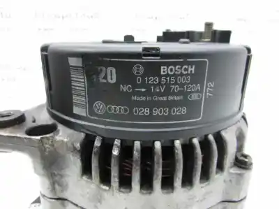 Pièce détachée automobile d'occasion alternateur pour audi a4 avant (b5) 1.9 tdi références oem iam 028903028 0123515003 120a - bosch 