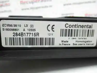 İkinci el araba yedek parçası çeşi̇tli̇ parçalar için renault scenic iii (jz) r9m402 oem iam referansları 284b17715r  