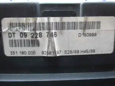 Second-hand car spare part dashboard for opel astra g berlina g-z16se oem iam references dt09228746  