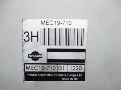 Recambio de automóvil de segunda mano de centralita motor uce para nissan almera tino 2.0 16v referencias oem iam mec19710  