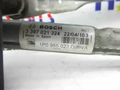 Peça sobressalente para automóvel em segunda mão motor do limpa para brisas por seat leon (1p1) bxf referências oem iam 1p0955119c 1p0955023d bosch 