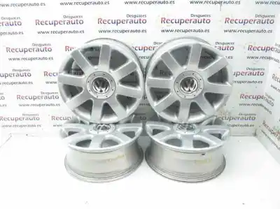 İkinci el araba yedek parçası tekerlek seti için volkswagen touran (1t1) 1.9 tdi oem iam referansları 1k0601025r 6.5x16 5x112 