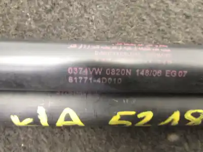 Second-hand car spare part bonnet gas strut for kia carnival ii j3 oem iam references 811714d000  