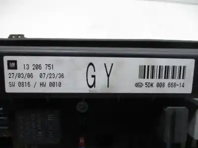 Gebrauchtes Autoersatzteil relais sicherungskasten multifunktionsrelais zum opel astra h berlina g-z16xep oem-iam-referenzen 13206751gy 5dk00866814 hella 
