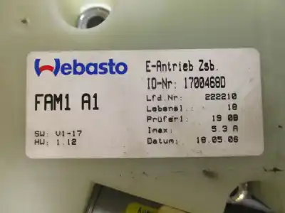 Peça sobressalente para automóvel em segunda mão motor elétrico de teto por citroen xsara picasso 9hz referências oem iam 17004680  