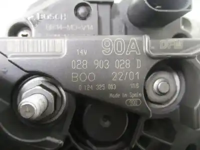 İkinci el araba yedek parçası alternatör için seat toledo (1m2) azd oem iam referansları 028903028d 0124325003 90a / bosch 