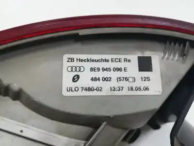 Автозапчастина б/у правий ліхтар для audi a4 avant (8e) blb посилання на oem iam 8e9945096e  