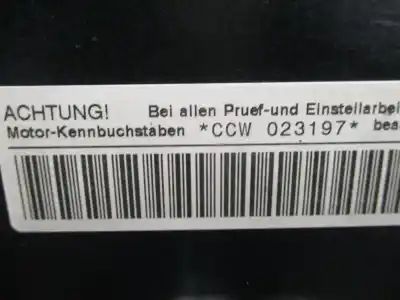 Second-hand car spare part complete engine for audi q5 (8r) ccwa oem iam references ccwa  