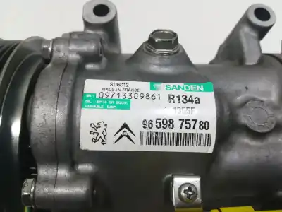 Second-hand car spare part air conditioning compressor for peugeot 207 g-8fs oem iam references 9659875780  