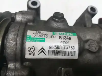 Second-hand car spare part air conditioning compressor for peugeot 207 9hx(dv6ated4) oem iam references 9659875780  