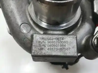 Second-hand car spare part turbocharger for peugeot 207 9hx(dv6ated4) oem iam references 9685293080  