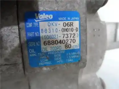 Автозапчастина б/у компресор кондиционера для toyota yaris (ncp1/nlp1/scp1) 1.3 expo посилання на oem iam 883100h010d  688040270