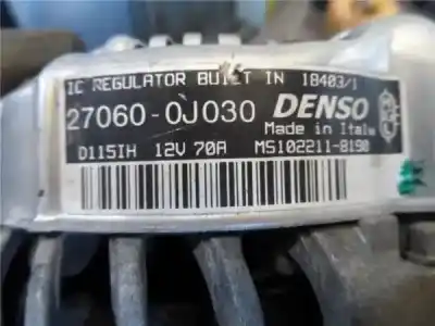 Автозапчастина б/у генератор для toyota yaris (ncp1/nlp1/scp1) 1.3 expo посилання на oem iam 270600j030 270600j040 , toyota ms1022118190