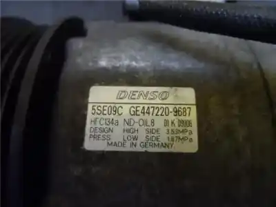 Автозапчасти б/у компрессор кондиционера воздуха за mitsubishi colt cz3 berl. 5 (z30a) 1.1 inform (d) ссылки oem iam ge4472209687  5se09c