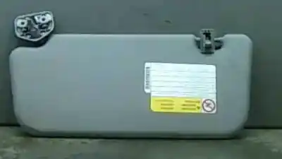 Gebrauchtes Autoersatzteil rechter sonnenschutz zum mitsubishi colt cz3 berl. 5 (z30a) (2005->) 1.3 (z35a z33a z34a) oem-iam-referenzen mr951650ha  
