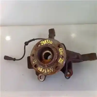 Peça sobressalente para automóvel em segunda mão manga de eixo dianteira direita por renault clio iii 1.5 dci diesel cat referências oem iam 8200345945