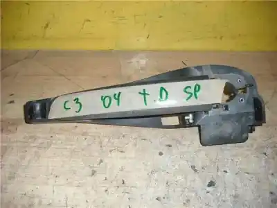 Peça sobressalente para automóvel em segunda mão puxador exterior traseiro direito por citroen c3 i (fc_, fn_) 1.1 i referências oem iam 9101w2