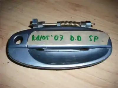 Second-hand car spare part exterior right front door handle for chevrolet kalos 1.4 sr oem iam references 96409549