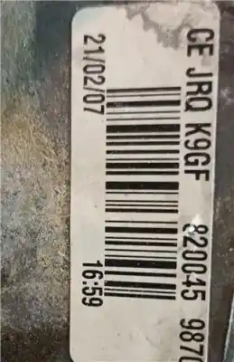 Pièce détachée automobile d'occasion boîte de vitesses pour dacia logan 1 mcv familiar 1.5 dci (ks0w) références oem iam jrq k9gf  jrq k9gf