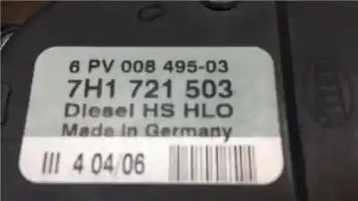 Автозапчастина б/у педаль акселератора для volkswagen t5 transporter (7h) 2.5 combi посилання на oem iam 7h1721503 7h1721503d , audi 9pv00849503