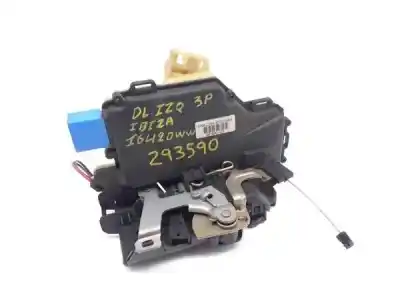 Second-hand car spare part left front door lock for seat ibiza iii (6l1) 1.4 16v oem iam references 3b1837015am