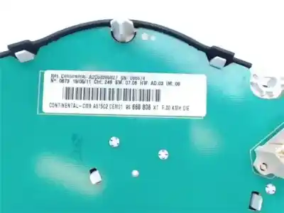 Автозапчастина б/у панель інструментів для citroen c3 ii (sc_) 1.4 hdi 70 (sc8hzc, sc8hr0, sc8hp4) посилання на oem iam 96668806xt  a2c53385827