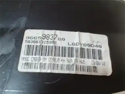 Peça sobressalente para automóvel em segunda mão quadrante por peugeot expert furgón (vf3a_, vf3u_, vf3x_) 1.6 hdi 90 16v referências oem iam 9665983780  