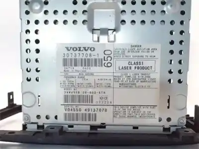 Piesă de schimb auto la mâna a doua sistem audio / cd radio casetofon pentru volvo s60 berlina 2.4 d referințe oem iam 307377081  
