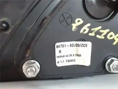 Автозапчастина б/у правий задний огляд для suzuki swift iii (sg) 1.3 посилання на oem iam 8470162j20  