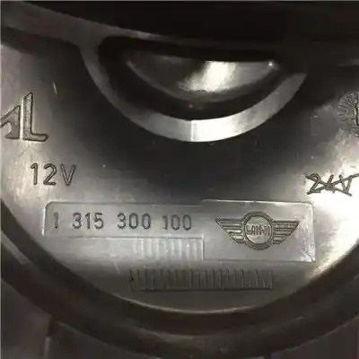Second-hand car spare part left headlight for mini mini (r56) motor 1.6 ltr. - 80 kw 16v diesel cat oem iam references 27519293  0315111001