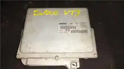 Pièce détachée automobile d'occasion calculateur moteur ecu pour citroen saxo 1.6 vts 16v références oem iam 9630278580  0261204628