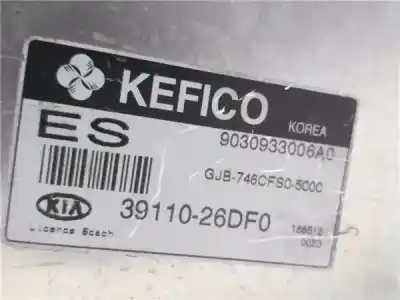 Second-hand car spare part ecu engine control for kia rio (jb) 1.6 cvvt oem iam references 3911026dfo  9030933006ao