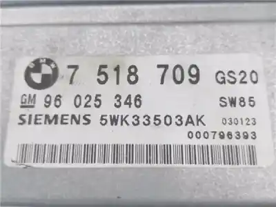 Second-hand car spare part ecu engine control for bmw serie x5 (e53) 3.0d oem iam references 7518709  96025346
