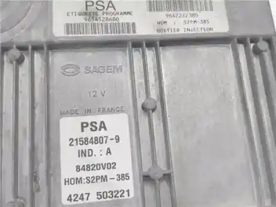 Second-hand car spare part ecu engine control for citroen c2 (jm_) 1.4 oem iam references 9654528680  215848079