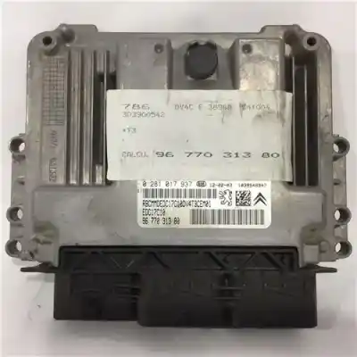 Peça sobressalente para automóvel em segunda mão centralina de motor uce por peugeot 206 van 1.4 hdi referências oem iam 9677031380