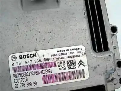 Автозапчастина б/у ебу контролер двигуна для citroen c3 ii (sc_) 1.4 hdi 70 (sc8hzc, sc8hr0, sc8hp4) посилання на oem iam 9677030080  1039s46815