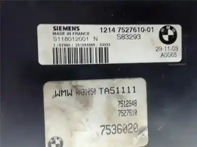 Second-hand car spare part ecu engine control for mini mini (r50,r53) 1.6 16v cat oem iam references 1214752761001  7536020