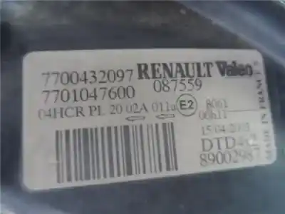 Gebrauchtes Autoersatzteil rechter scheinwerfer zum renault scénic i monospace (ja0/1_, fa0_) 1.4 16v (ja0d. ja1h. ja0w. ja10) oem-iam-referenzen 7700432097  