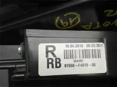 Автозапчасти б/у правый задний фонарь за toyota c-hr (x10) 2.0 hibrido ссылки oem iam 81550f401000  