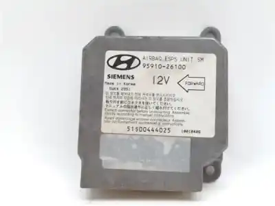 Peça sobressalente para automóvel em segunda mão centralina de airbag por hyundai santa fe (sm) 2.0 crdi 4x4 referências oem iam 9591023100